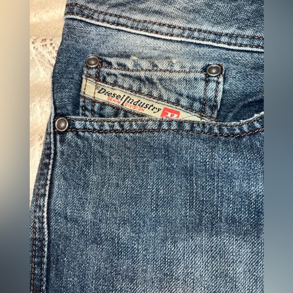 Diesel Men's Distressed Blue Jeans - Picture 3 of 12